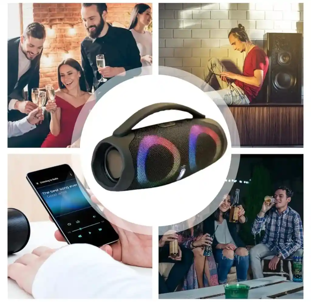Parlante Altavoz Bluetooth Portatil Recargable