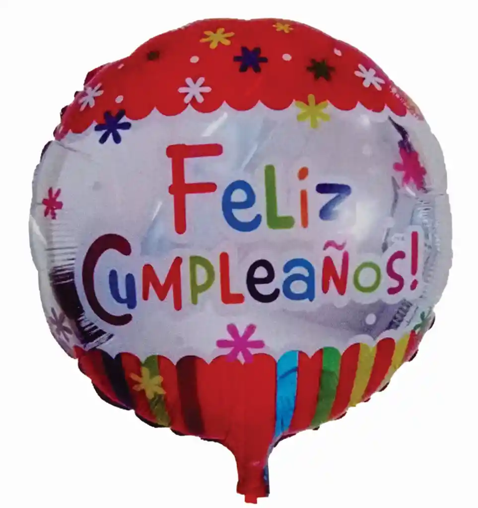 Feliz Cumpleaños Globo Metalizado De 46cm