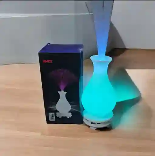 Parlante Florero Bluetooth 12 Colores Fibra Optica Y Control Remoto