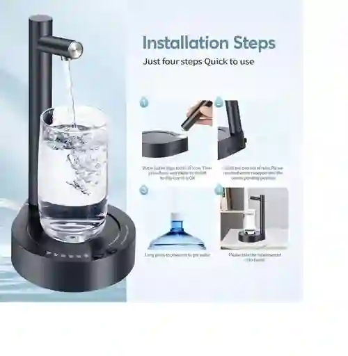 Dispensador De Agua Eléctrico Portátil Y Automático