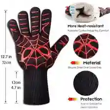 Utensilios Guantes Resistentes Al Calor Barbacoa Cocinar Hornea