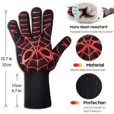 Utensilios Guantes Resistentes Al Calor Barbacoa Cocinar Hornea