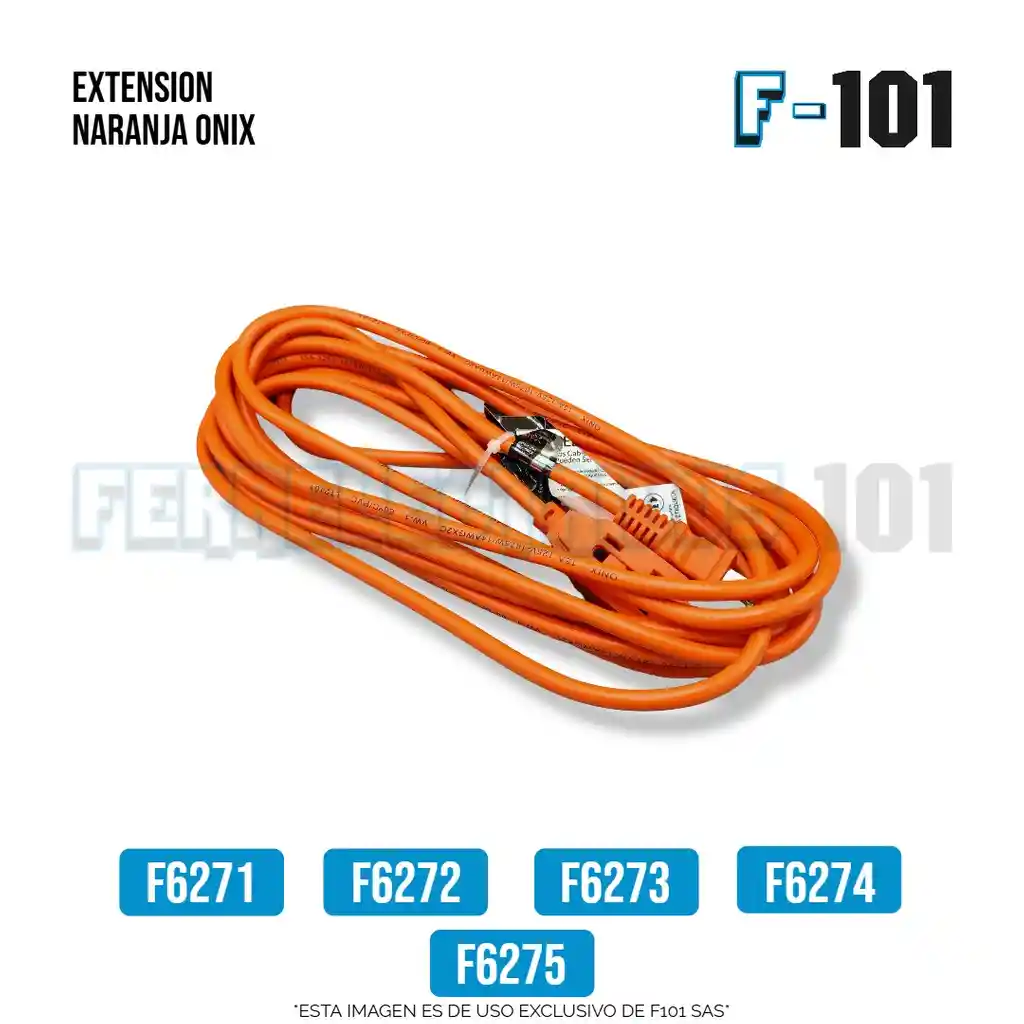 Extension Naranja Onix 5mt