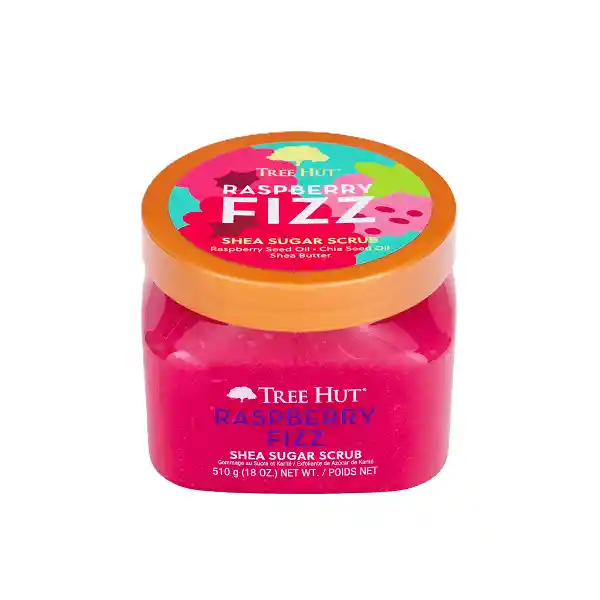Exfoliante Tree Hut Azúcar Y Karité Con Frambuesa Efervescente 510gr