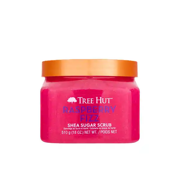 Exfoliante Tree Hut Azúcar Y Karité Con Frambuesa Efervescente 510gr