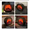 Simulacion De Chimenea Lampara De Leña