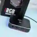 Soporte Para Diadema Rgb Havit Th610 Con Puertos Usb, Luz Rgb Y Diseño En Aluminio – Compacto, Elegante Y Perfecto Para Tu Escritorio Gamer O De Oficina