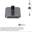Soporte Para Diadema Rgb Havit Th610 Con Puertos Usb, Luz Rgb Y Diseño En Aluminio – Compacto, Elegante Y Perfecto Para Tu Escritorio Gamer O De Oficina