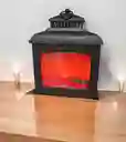 Simulacion De Chimenea Lampara De Leña Lámpara Mide 38×30×13 Cm