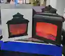 Simulacion De Chimenea Lampara De Leña Lámpara Mide 38×30×13 Cm