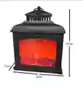 Simulacion De Chimenea Lampara De Leña Lámpara Mide 38×30×13 Cm