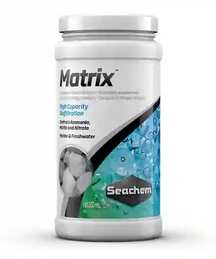 Filtro Biológico 250 Ml Matrix Seachem Acuario Pecera