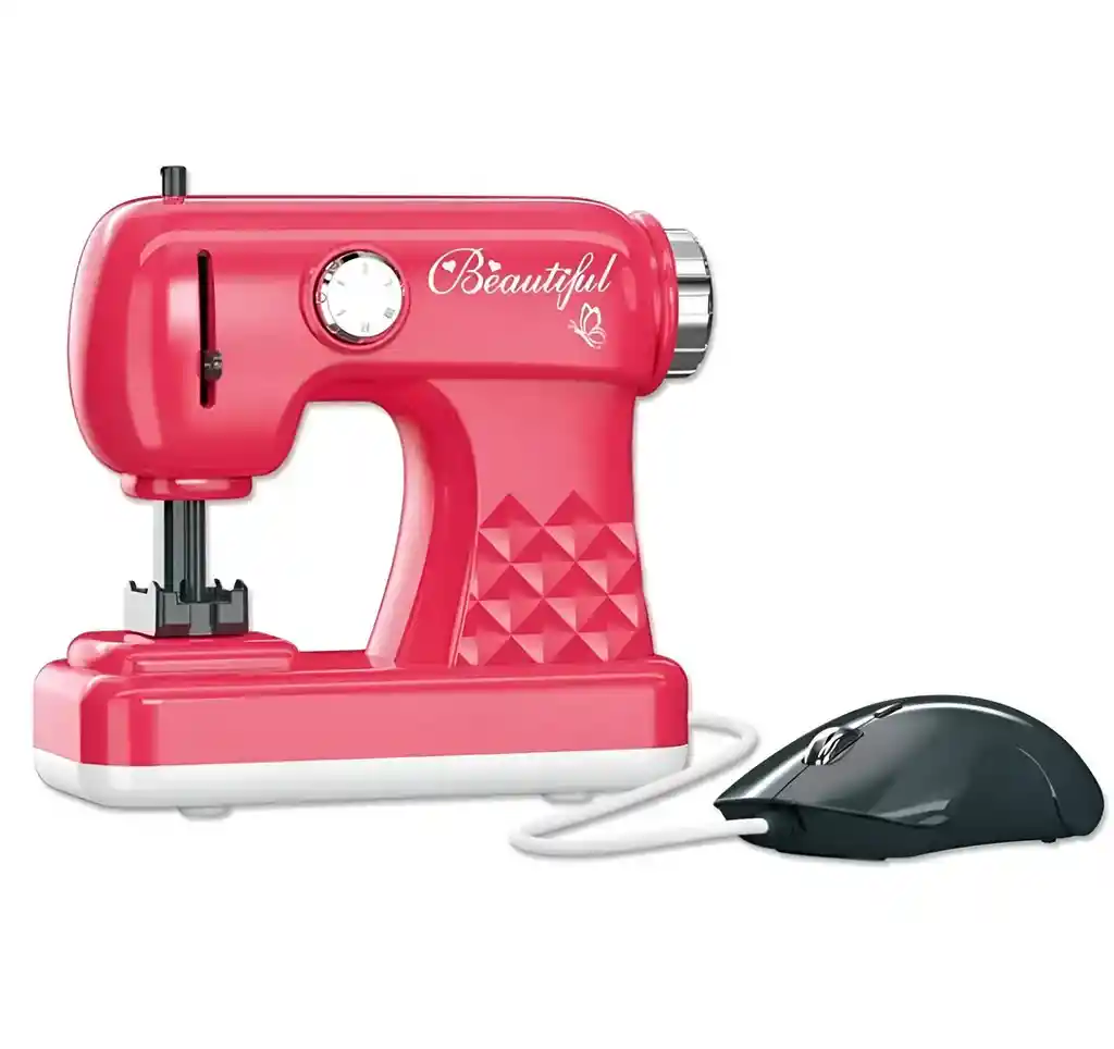 Maquina De Coser Para Niña De Juguete Mouse + Baterias