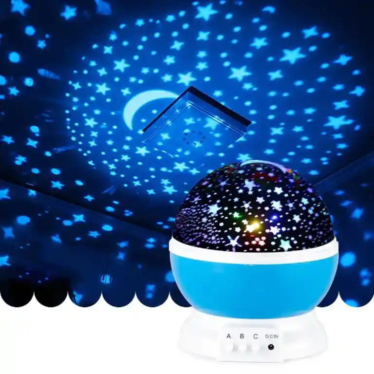 Lámpara Proyector De Estrellas Azul