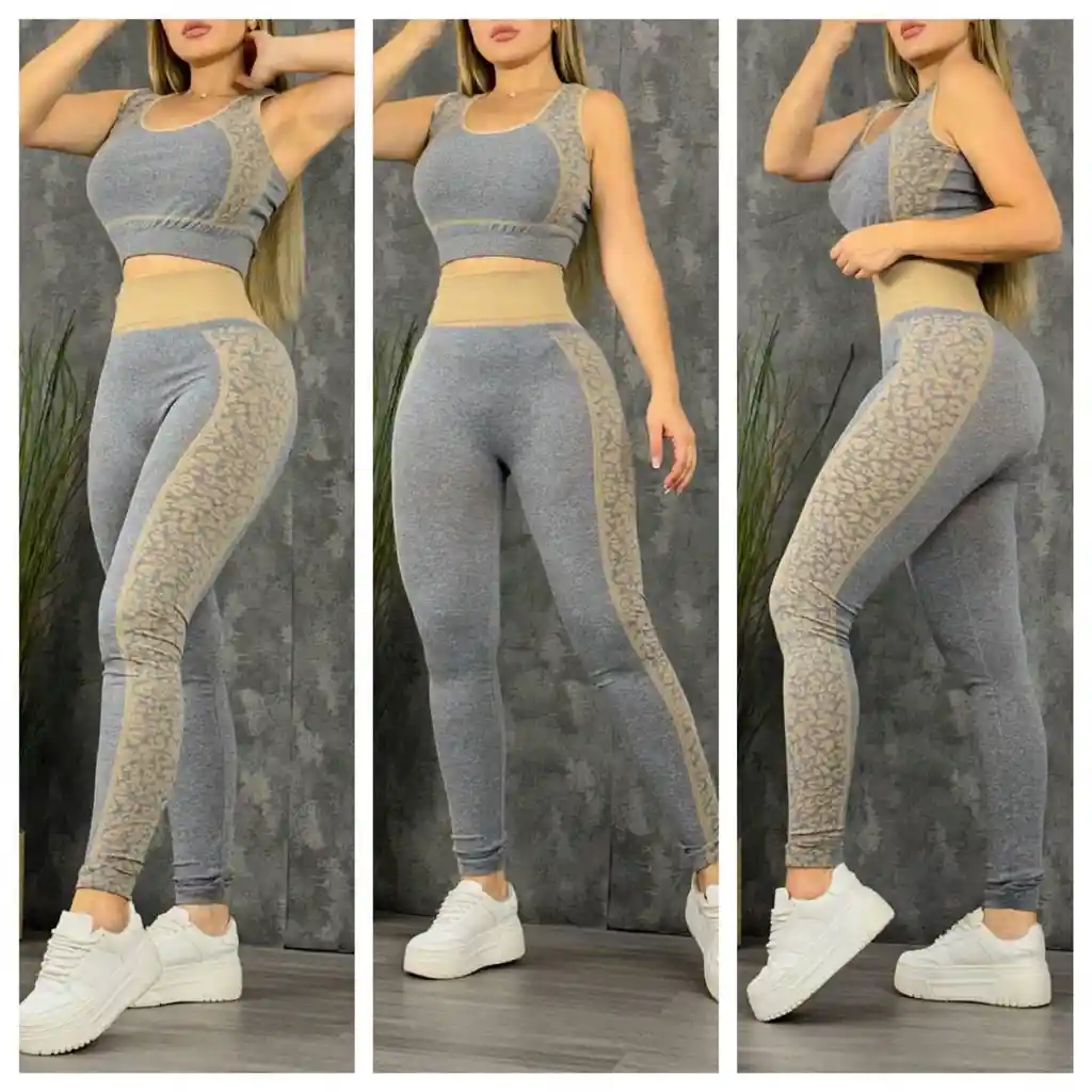 Conjunto Deportivo Leggins Levanta Cola + Esqueleto