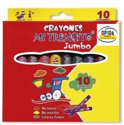 Crayones Mi Trensito Extra Jumbo X 10 Und