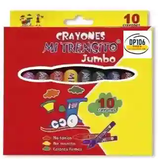 Crayones Mi Trensito Extra Jumbo X 10 Und