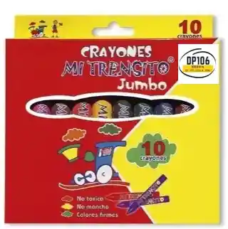 Crayones Mi Trensito Extra Jumbo X 10 Und