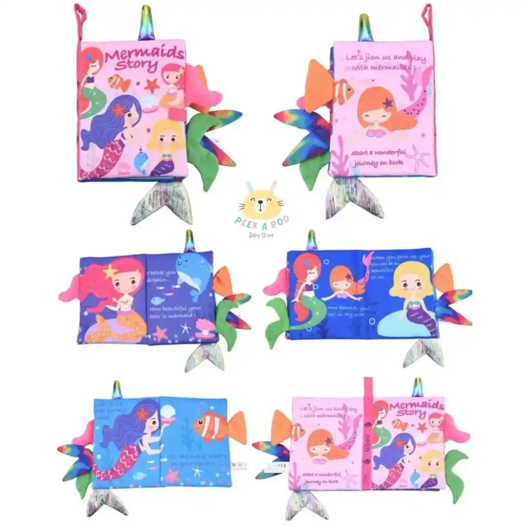 Libro Sensorial De Tela Con Colitas De Estimulación Diseño