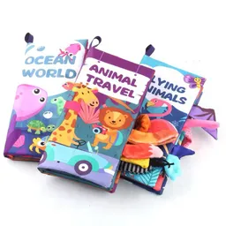 Libro De Estimulación Sensorial De Tela Con Colitas Nuevo