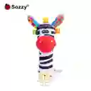 Sonajero Estimulación Sensorial Tipo Maraca Con Rechinador