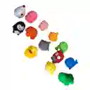 Juguete Para Bebes Animales De Hule Surtidos 10unidades