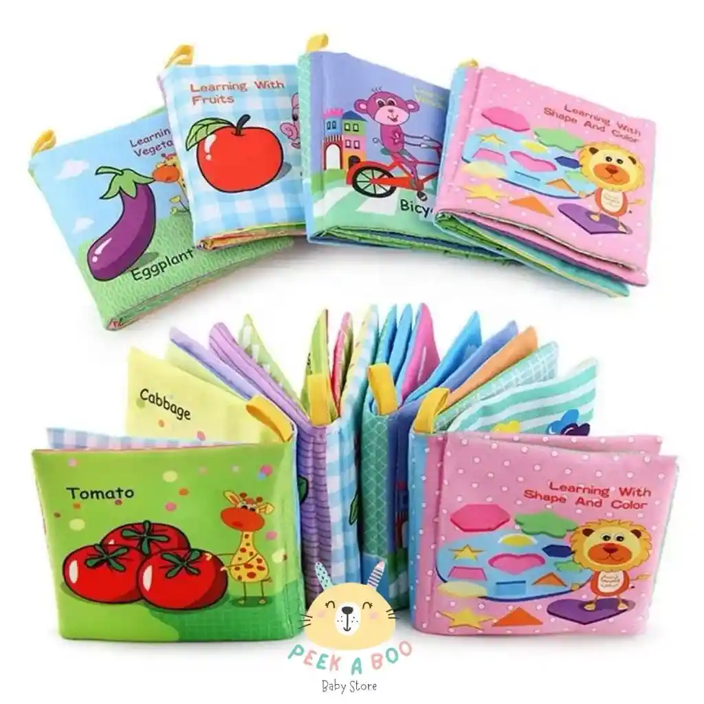 Libro De Tela Educativo Mediano Para Bebe