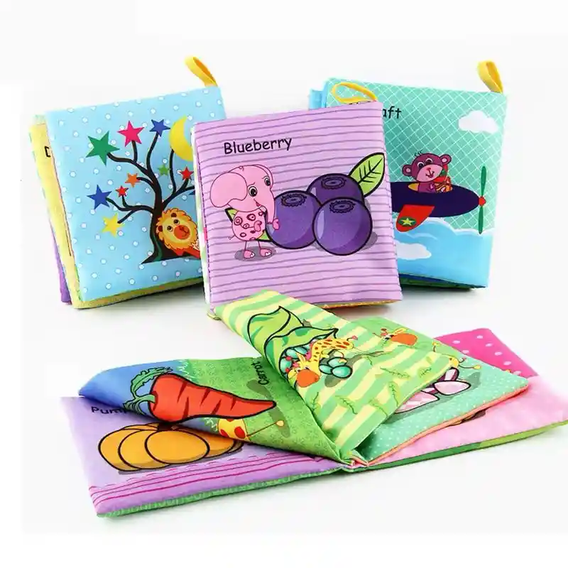 Libro De Tela Educativo Mediano Para Bebe