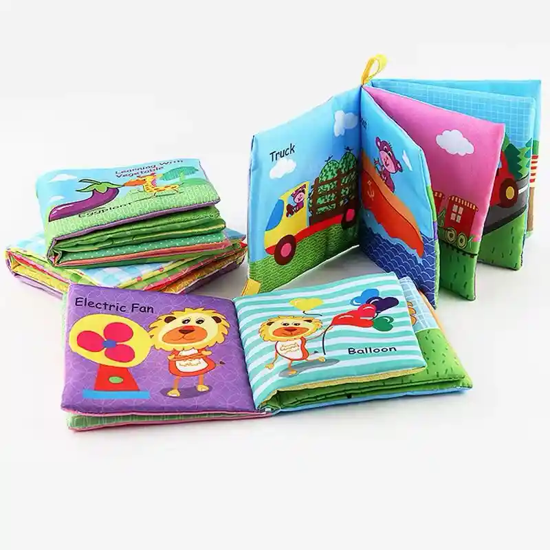 Libro De Tela Educativo Mediano Para Bebe