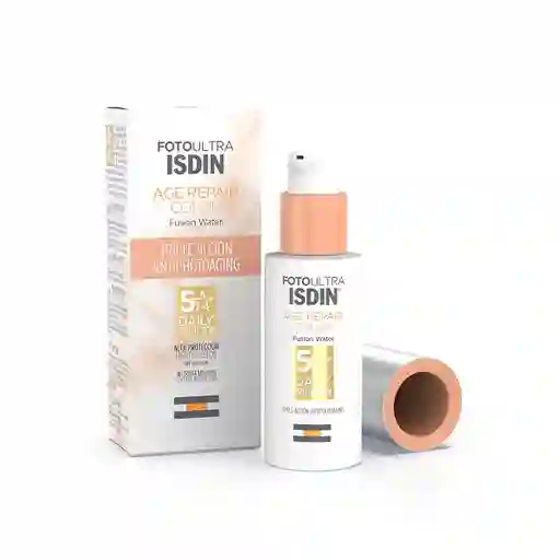 Protector Solar Facial Fotoultra Isdin Age Repair Color Spf 50 50ml