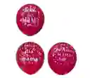 Bombas Globos Dia De La Madre Mama Feliz Día X 10 Unidades