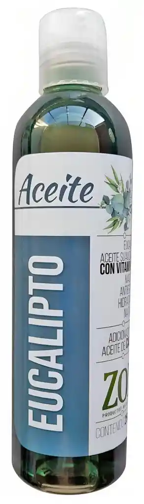 Aceite De Eucalipto Con Vitamina E, Acondicionado Con Aceite De Cacay X 250ml