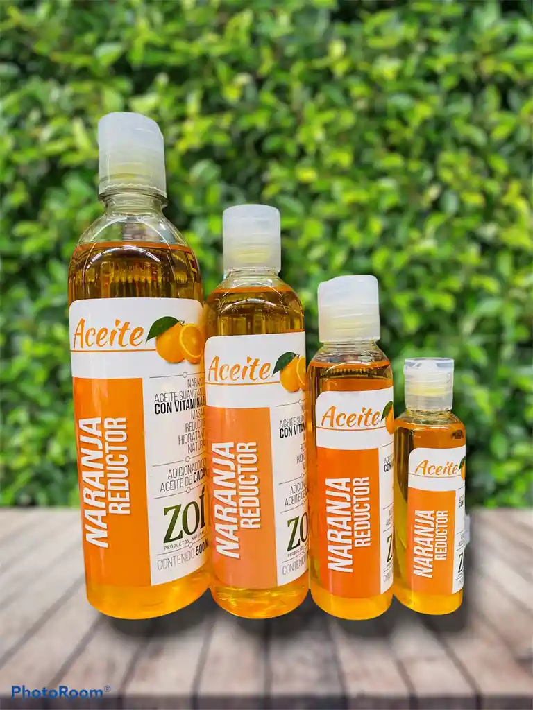 Aceite Natural De Naranja Con Vitamina E Y Aceite Vegetal De Cacay.