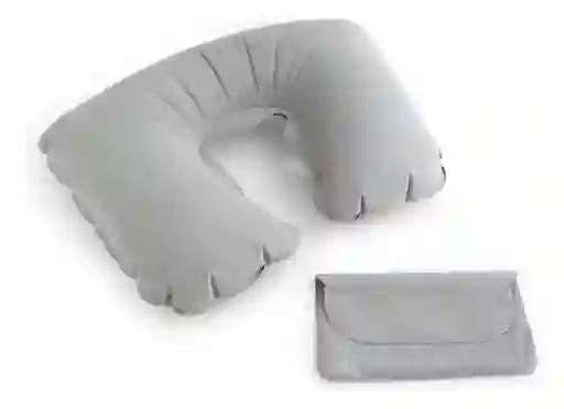 Cojin Inflable Cuello Viaje Portátil Pasajero Descanso Sueño