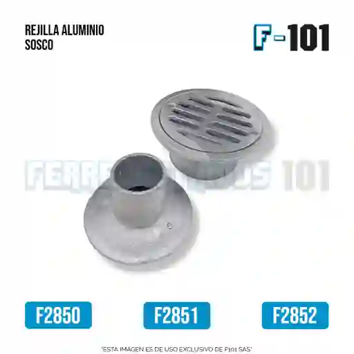 Rejilla Aluminio Sosco 3 X 4