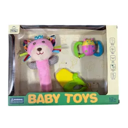 Juguete Sonajero De Estimulación Temprana Para Bebe Rosa