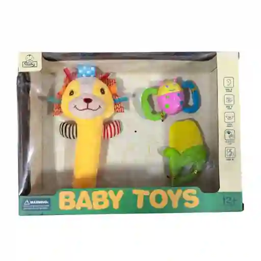 Juguete Sonajero De Estimulación Temprana Para Bebe Amarillo