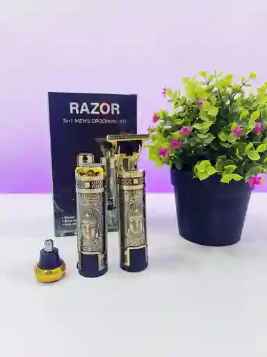 Kit Barbera 3 En 1 Razor Digital