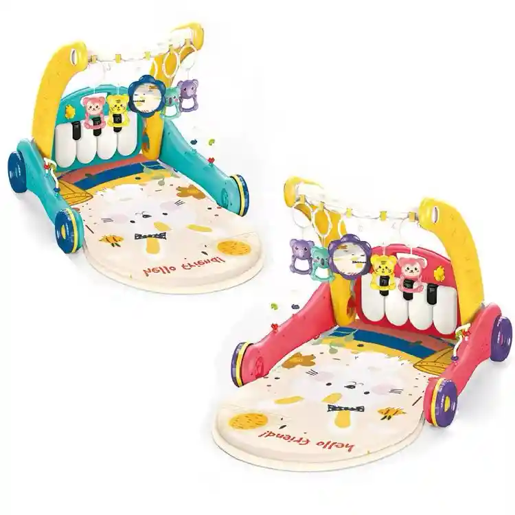Andadera Caminador Y Gimnasio Piano Musical 2 En 1 Piano
