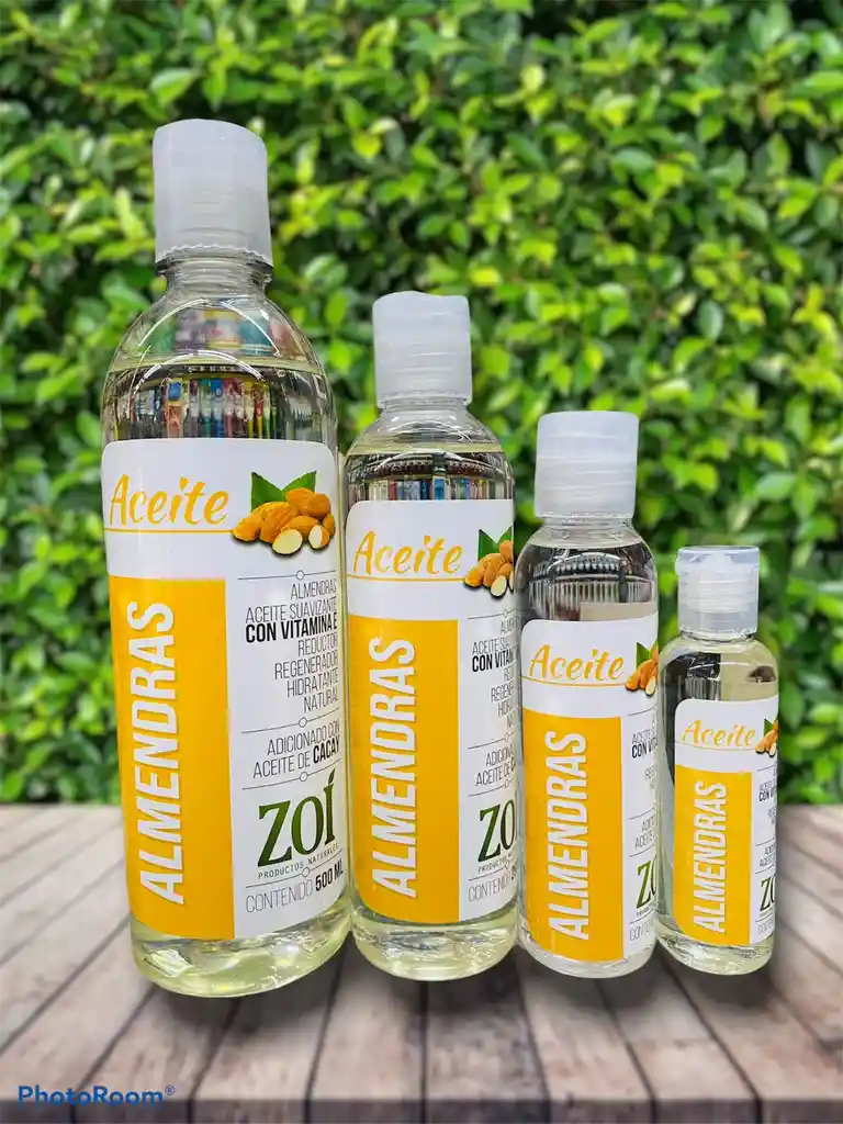 Aceite De Almendras Corporal Y Capilar X120ml Con Vitamina E Y Aceite Vegetal De Cacay.