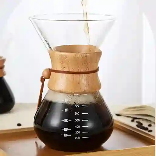 Cafetera Chemex Método Filtrado 800 Ml Vidrio Borosilicato