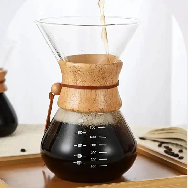 Cafetera Chemex Método Filtrado 800 Ml Vidrio Borosilicato