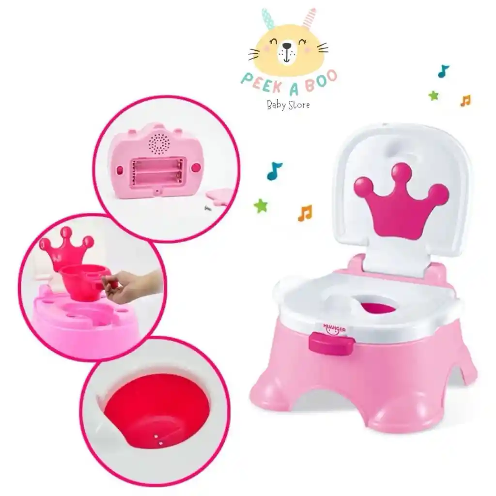 Vasenilla Musical Baby Potty Para Niños Nuevo