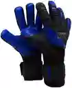 Guantes De Fútbol Nyk Semiprof Warrior Niño Kids -talla 5 / Negro-azul