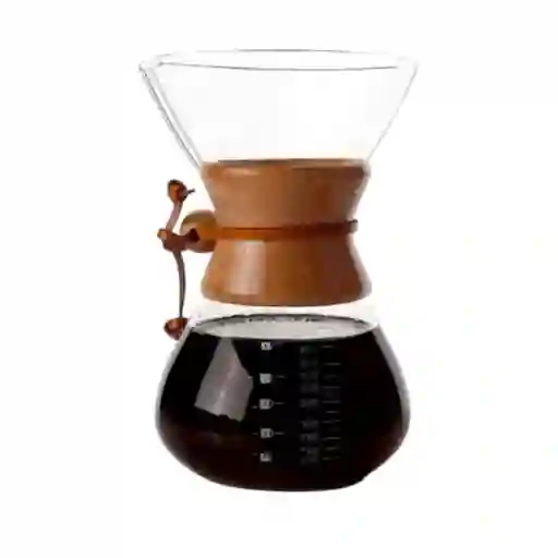 Cafetera Chemex Método Filtrado 600 Ml Vidrio Borosilicato