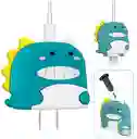 Forro Protector Para Cargadores Iphone Dinosaurio