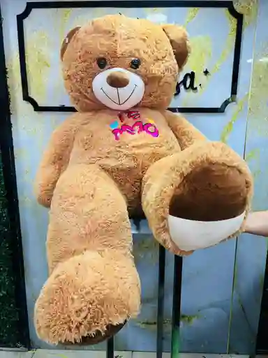 Oso De Peluche Grande Mas De 1 Mtro Tono Cafe.