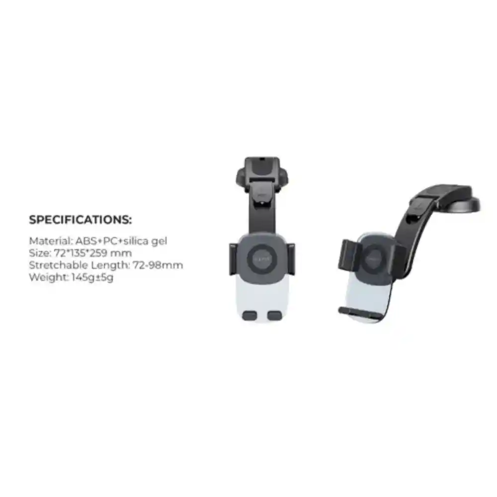 Soporte De Celular Telefono De Ventosa Pinza 360 Havit St715