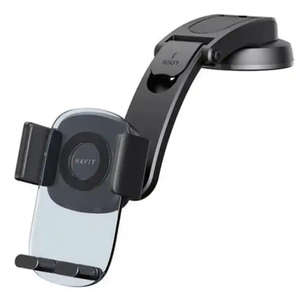 Soporte De Celular Telefono De Ventosa Pinza 360 Havit St715