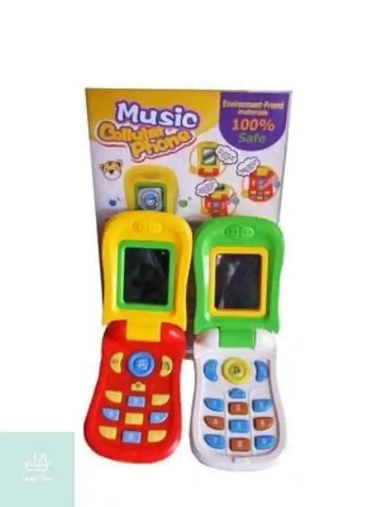 Teléfono Juguete Celular Musical Espejo Bebés